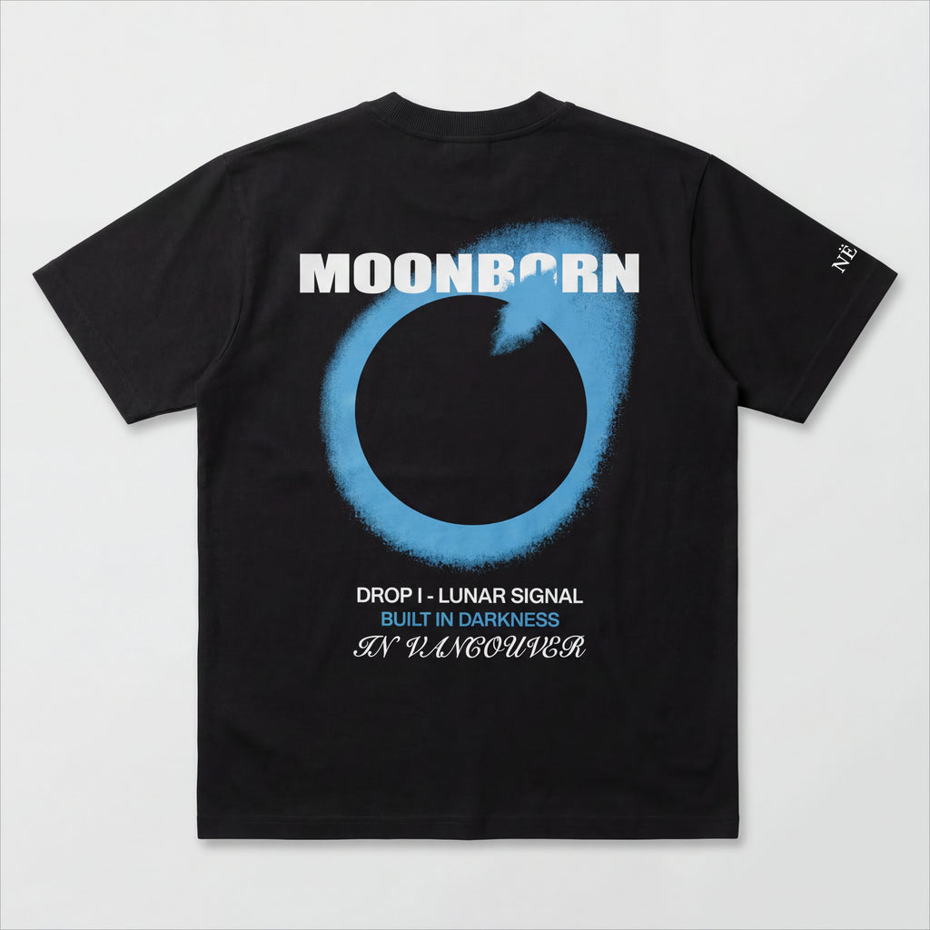 T-SHIRT LARGE LUNE NAISSANTE